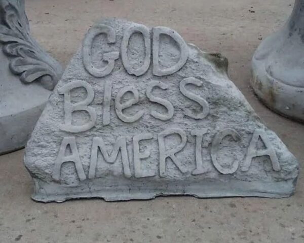 God Bless America Stone