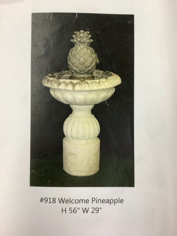 Large Welcome Pineapple