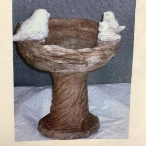 Small 3 Bird Bath