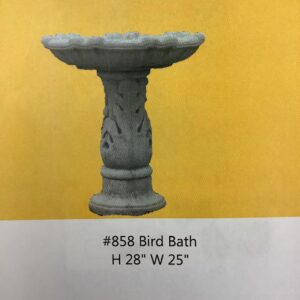 Bird Bath 858