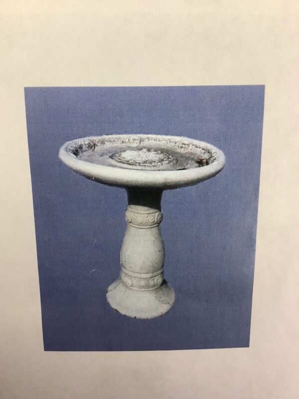 Flower Bird Bath
