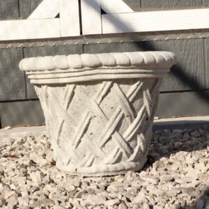 Small Wicker Basket Planter