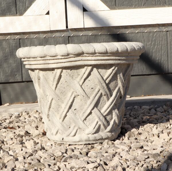 Large Wicker Basket Planter - Image 2