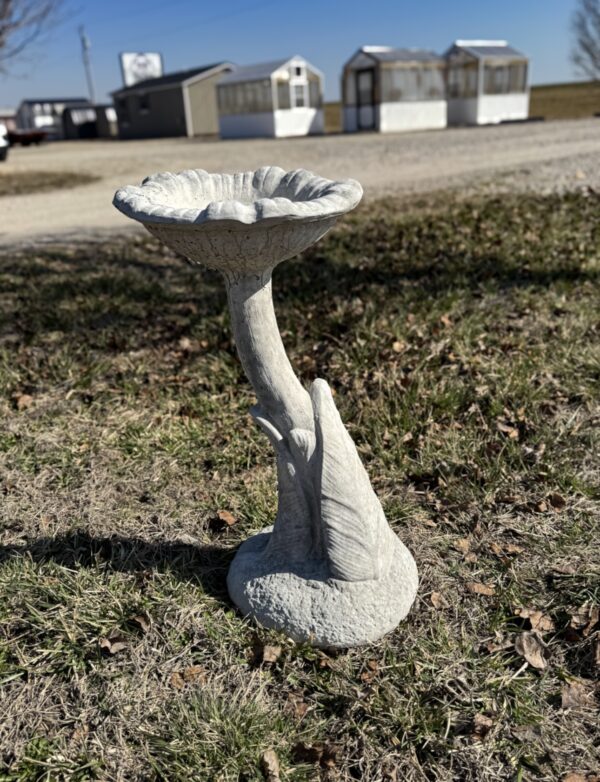 Tulip One Piece Birdbath