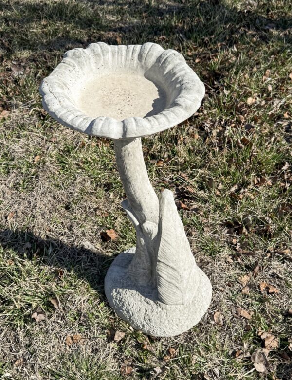 Tulip One Piece Birdbath - Image 2