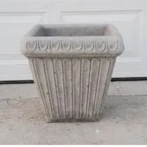Square Fluted Planter