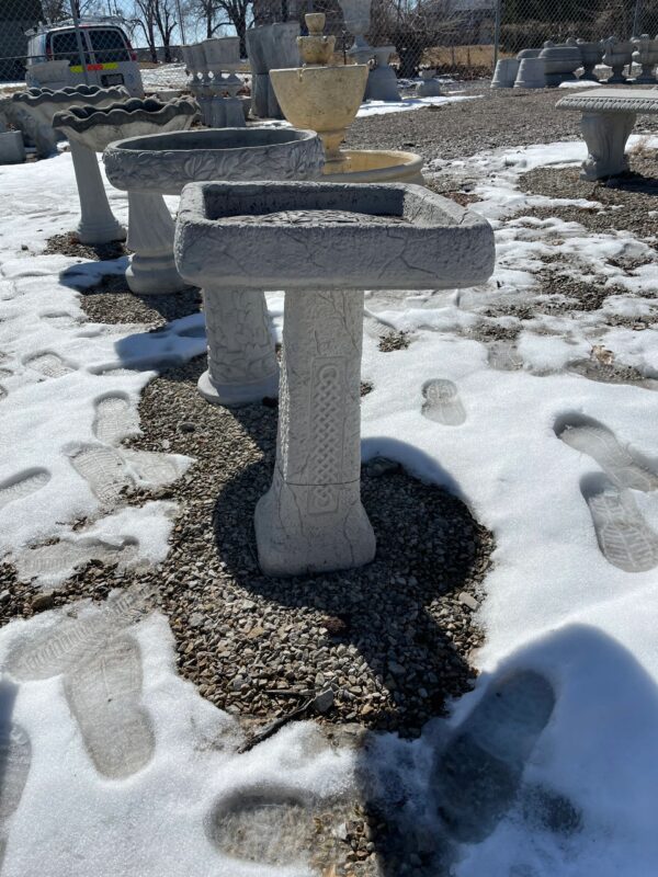 Celtic Bird Bath