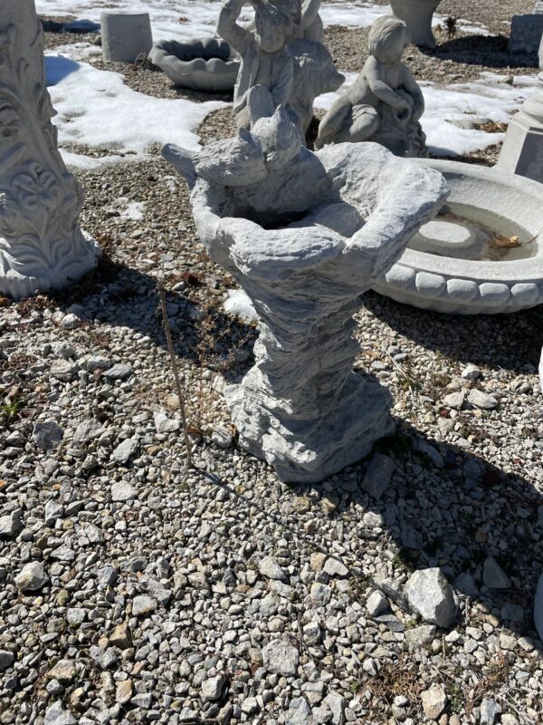 Cardinal Bird Bath